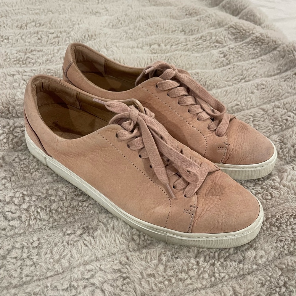 Frye Women's Blush Pink Leather Sneakers